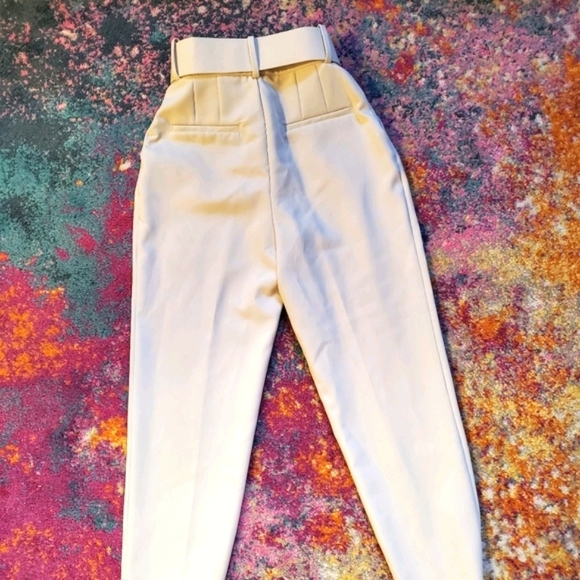 Zara high waist belted trousers - Picture 2 of 2